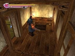 Wejście do piwnicy. - Lake Biwa - Japonia cz.1 | Onimusha 3 Demon Siege - Onimusha 3: Demon Siege - poradnik do gry