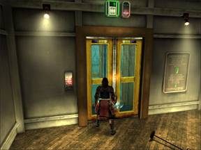 Winda jest jedynym środkiem transportu, przynajmniej na tym etapie. - Wieża Eiffla - Paryż cz.1 | Onimusha 3 Demon Siege - Onimusha 3: Demon Siege - poradnik do gry