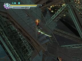 W czasie marszu w górę dokładnie się rozglądamy. Oprócz wrogów jest tu trochę szkatułek. - Wieża Eiffla - Paryż cz.1 | Onimusha 3 Demon Siege - Onimusha 3: Demon Siege - poradnik do gry