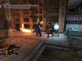 Ten zielony wisielec to kolejne zaproszenie do questu Dark Realm. - Decydujące starcie - Japonia, Francja | Onimusha 3 Demon Siege - Onimusha 3: Demon Siege - poradnik do gry