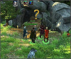 Nieopodal obozu Guraka znajdziesz Ingę (25) - Nightsong and the Message for the King - Norimar (4) | Threatened Homelands - Spellforce 2: Czas Mrocznych Wojen - poradnik do gry