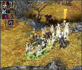 Kiedy zbierzesz całą grupę udaj się do bibliotekarza (13) - The Black Mirror - Gate of Swords (2) | Ur the Patriarch - Spellforce 2: Czas Mrocznych Wojen - poradnik do gry