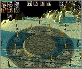 Tutaj musisz ułożyć płytki we właściwej kolejności - The Hunt - Crystal Forest (2) | Malacay - Spellforce 2: Czas Mrocznych Wojen - poradnik do gry