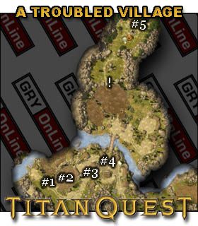 Etapy zadania - Poradnik do gry - [Main Quest] A Troubled Village | Solucja Titan Quest - Titan Quest - poradnik do gry