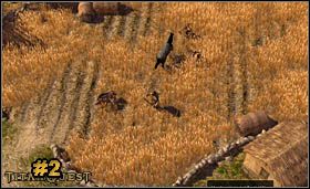 Po przejęciu kontroli nad bohaterem przejdź kilka kroków ścieżką (Road to Helos), na której się znalazłeś i porozmawiaj z napotkanym nieopodal Timaeusem [#1] - Poradnik do gry - [Main Quest] A Troubled Village | Solucja Titan Quest - Titan Quest - poradnik do gry