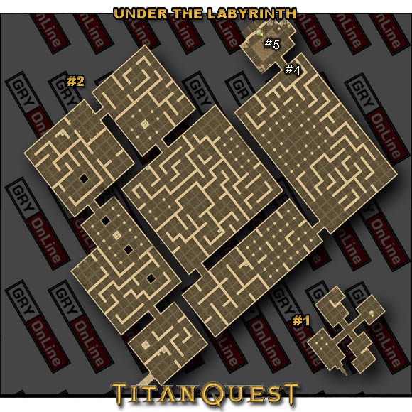 Czeka Cię wielka przeprawa przez gąszcz ścian, łuków i kolumn - [Main Quest] Under the Labyrinth | Solucja Titan Quest - Titan Quest - poradnik do gry