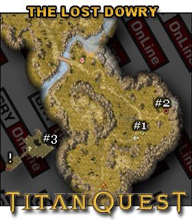 Idąc drogą przecinającą rozległe polany Laconia Hills, dotrzesz do miejsca [#1] , w którym napotkasz Theagesa - [Side Quests] SPARTA | Solucja Titan Quest - Titan Quest - poradnik do gry