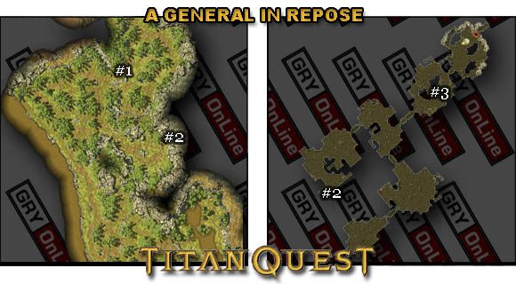 Po dotarciu na teren bambusowych lasów (Quinba Bamboo Forest) spotkasz bezrobotnego generała [#1] (Rang Ju), który utracił swój oręż - [Side Quests] QIYUN | Solucja Titan Quest - Titan Quest - poradnik do gry