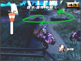 Zwieńczeniem tej podróży na drugi kraniec pola, będzie trzeci traktor - [Minigry] Przewracanie traktorów - Poziom 6 | Auta - Auta - poradnik do gry