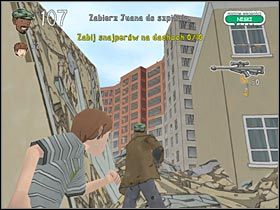 Wróć się do drugiego żołnierza i ruszaj dalej - Trzęsienie ziemi (2) | Etap 3 | Bad Day LA - Bad Day L.A. - poradnik do gry