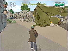 Musisz się ponownie pilnować, gdyż w oddali zauważysz zapewne kilku nowych terrorystów - Trzęsienie ziemi (3) | Etap 3 | Bad Day LA - Bad Day L.A. - poradnik do gry