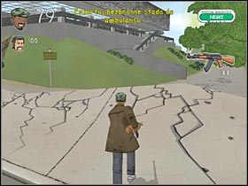 Przed Tobą kolejny wymagający pojedynek, tak więc odpowiednio wcześniej radziłbym sobie zapisać stan gry - Trzęsienie ziemi (6) | Etap 3 | Bad Day LA - Bad Day L.A. - poradnik do gry