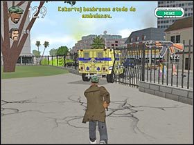 Osobiście radziłbym skierować się do znajdującej obok niewielkiej alejki (#1) - Trzęsienie ziemi (6) | Etap 3 | Bad Day LA - Bad Day L.A. - poradnik do gry