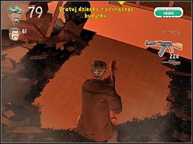 Zauważ, iż na ekranie pojawił się nowy cel - Pożar (3) | Etap 5 | Bad Day LA - Bad Day L.A. - poradnik do gry