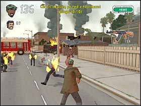 Następnie szybko wyjmij z inwentarza gaśnicę - Pożar (4) | Etap 5 | Bad Day LA - Bad Day L.A. - poradnik do gry