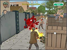 Budynek, do którego będziesz musiał wejść znajdziesz po swojej lewej stronie, na drugim końcu tej uliczki (#1) - Wojny gangów (3) | Etap 7 | Bad Day LA - Bad Day L.A. - poradnik do gry