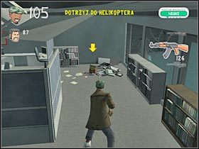 Po dotarciu do rozwidlenia będziesz musiał skręcić w lewo - Tsunami-Napad na bank (4) | Etap 8 | Bad Day LA - Bad Day L.A. - poradnik do gry