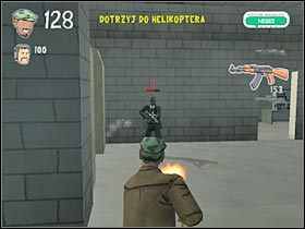 Zignoruj prawy korytarz, gdyż poza amunicją nie znajdziesz tam nic ciekawego - Tsunami-Napad na bank (5) | Etap 8 | Bad Day LA - Bad Day L.A. - poradnik do gry