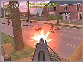 W dalszym ciągu likwiduj wrogich żołnierzy, najlepiej z dystansu - Etap 9 - Inwazja Meksykańców | Finał | Bad Day LA - Bad Day L.A. - poradnik do gry