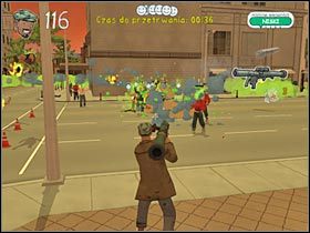 Po upływie wyznaczonego czasu musisz się jedynie skierować do ogromnej bomby (#1), tak aby móc ją uaktywnić - Etap 10 -FINAŁ - Bomba Zombie | Finał | Bad Day LA - Bad Day L.A. - poradnik do gry