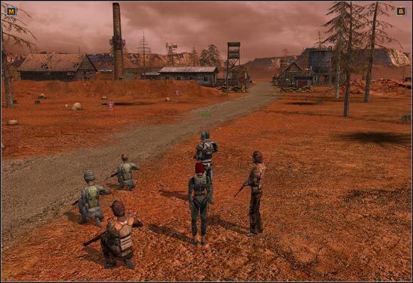 Drużyna sposobi się do ataku na Miedziane Wzgórze. - 13. Miedziane Wzgórze | The Fall Last Days of Gaia - The Fall: Last Days of Gaia - poradnik do gry