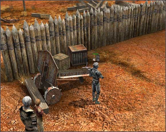 Koła wymontujecie ze starej balisty. - 20. Kanion | The Fall Last Days of Gaia - The Fall: Last Days of Gaia - poradnik do gry