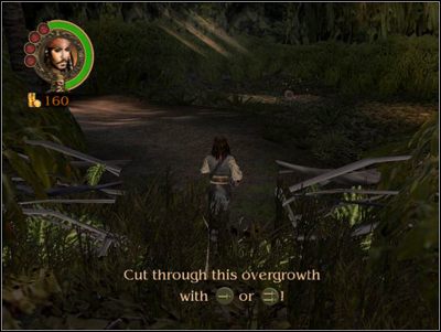 Za kolejnymi drzwiami kryje się wnętrze fortu i następny oddział żołnierzy - Trouble with Treasure | Misje - Pirates of the Caribbean: The Legend of Jack Sparrow - poradnik do gry