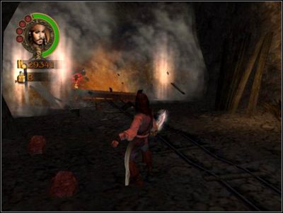 Pierwsza z wypełnionych złotem skrzyń znajduje się zaraz koło miejsca startu - Silver Mine, Cloudy Lining | Misje - Pirates of the Caribbean: The Legend of Jack Sparrow - poradnik do gry