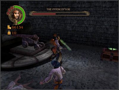 Kiedy artyleria posypie się na kawałeczki, zabij pozostałych przy życiu piratów by zakończyć misję - Stop Blowing Holes in My Ship! | Misje - Pirates of the Caribbean: The Legend of Jack Sparrow - poradnik do gry