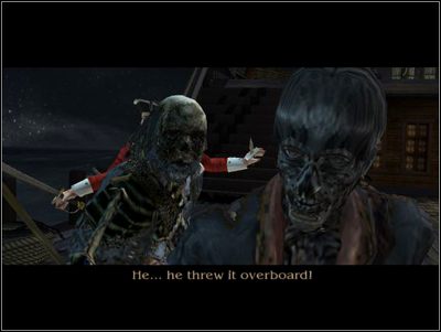 Kiedy zdobędziesz obie części, czeka cię walka z Pintellem i Ragettim, zakończona zgubieniem oka przez drugiego z piratów - będzie ono nowym sercem dzwonu - Dauntless Derring-Do | Misje - Pirates of the Caribbean: The Legend of Jack Sparrow - poradnik do gry