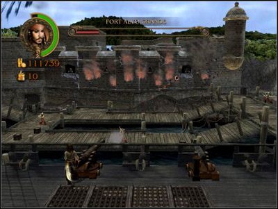 Z pokładu Perły przyjdzie ci ostrzelać cały fort - gra skończy się, gdy nie zostawisz na nim ani fragmentu muru - Escaping the Truth | Misje | Pirates of the Caribbean The Legend of Jack Sparrow - Pirates of the Caribbean: The Legend of Jack Sparrow - poradnik do gry
