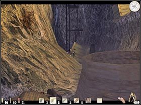 Docelowo powinieneś zbliżyć się do ogromnej, drewnianej konstrukcji (#1) - Część trzecia (1) | Epizod V | Call of Juarez - Call of Juarez - poradnik do gry