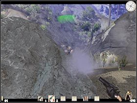 Radziłbym się tu jeszcze na chwilę zatrzymać, gdyż mogą się tu pojawić kolejni przeciwnicy - Część pierwsza (1) | Epizod VI | Call of Juarez - Call of Juarez - poradnik do gry