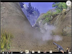 Alternatywnie mógłbyś jeszcze wrócić się do wagonu, w którym skrywał się pojedynczy przeciwnik - Część pierwsza (2) | Epizod VI | Call of Juarez - Call of Juarez - poradnik do gry