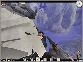 Skieruj się teraz do lokomotywy (#1), dzięki czemu uaktywnisz kolejną scenkę przerywnikową - Część druga (3) | Epizod VI | Call of Juarez - Call of Juarez - poradnik do gry