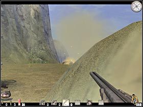 Skieruj się do wąwozu, który prowadzi do dalszej części mapy (#1) - Część druga (3) | Epizod VII | Call of Juarez - Call of Juarez - poradnik do gry