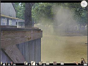 Wykorzystuj znajdujący się tu wóz (#1), a także inne zasłony, tak aby pozbyć się wszystkich okolicznych przeciwników - Część druga (1) | Epizod VIII | Call of Juarez - Call of Juarez - poradnik do gry