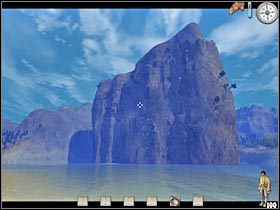 Będziesz musiał się teraz skierować do dwóch niewielkich wysepek (#1), dzięki czemu zbliżysz się do góry - Część pierwsza (2) | Epizod IX | Call of Juarez - Call of Juarez - poradnik do gry