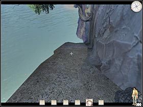 Po zajściu na sam dół będziesz musiał wskoczyć do wody (#1), a następnie skierować się do miejsca, w którym zostawiłeś konia - Część pierwsza (4) | Epizod IX | Call of Juarez - Call of Juarez - poradnik do gry