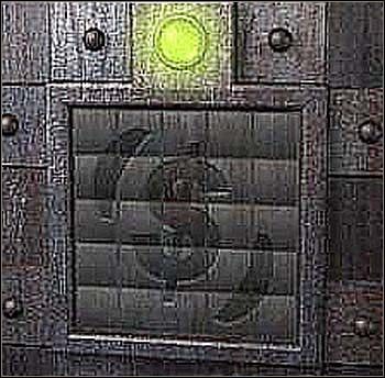 Efekt: otwarty sejf, a w nim - kartka (Paper) z napisem L = E (na górnej półce) - Muzeum | Parter | Safecracker - Safecracker - poradnik do gry