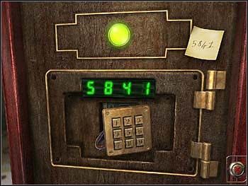 Teraz powinieneś skonstruować liczbę czterocyfrową (pełna dowolność, byle z dobrym skutkiem) taką, żeby przy którymś powtórzeniu (sam zdecyduj, przy którym) jej cyfry dały potrzebne - 5, 8, 4, 1 - Warsztat | Parter | Safecracker - Safecracker - poradnik do gry