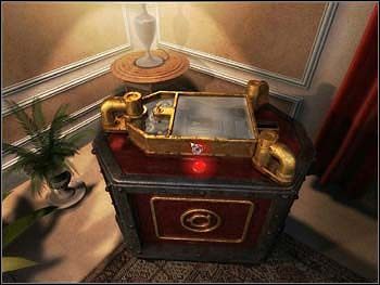 Zadanie nr 35: przesuń sztabkę z kluczem w prawą stronę tak, by wydostała się z pudełka - Buduar | Parter | Safecracker - Safecracker - poradnik do gry