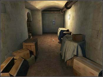 Zadanie nr 17: otwórz sejf nr 17, czyli rozwiąż łamigłówkę polegającą na zapalaniu diodek w określonym porządku tak, by dojść od świecącej się na zielono żaróweczki po lewej do identycznej, zgaszonej (na razie) po prawej - Piwniczka z winami | Piwnica | Safecracker - Safecracker - poradnik do gry