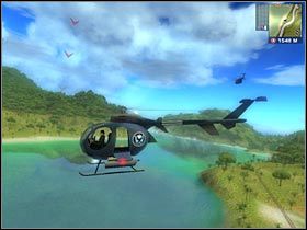 Po dotarciu na miejsce (skrzyżowanie) bezpiecznie wyląduj - [Misja 08] Brothers in Arms | Just Cause - Just Cause - poradnik do gry