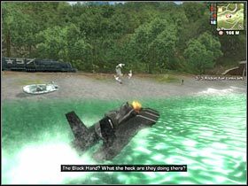 Na początek skieruj się do najbliższego zbiornika i zacznij do niego strzelać (#1) - [Misja 09] River of Blood | Just Cause - Just Cause - poradnik do gry