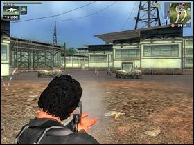 Zaczekaj aż zjawi się tu Caramicas i zacznij za nim biec (#1) - [Misja 11] Broadcast News | Just Cause - Just Cause - poradnik do gry