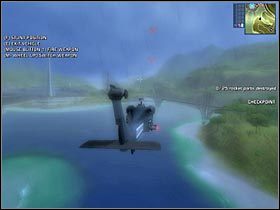 Zbliżając się powoli do celu, powinieneś skręcić troszeczkę w lewo (#1) - [Misja 14] Guadalicano Choo Choo | Just Cause - Just Cause - poradnik do gry