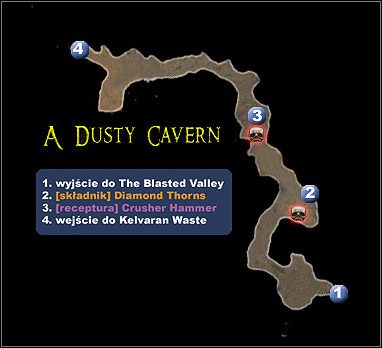 1 - Mapa 06 - A Dusty Cavern | MAPY | Broken World - Dungeon Siege II: Broken World - poradnik do gry