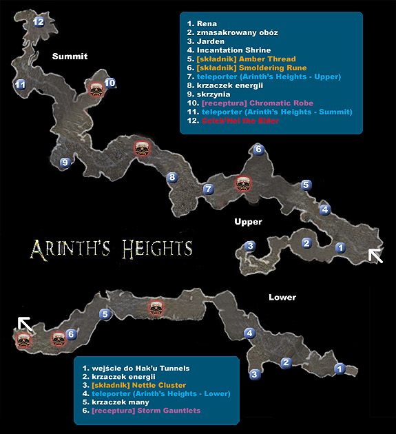 1 - Mapa 10 - Arinths Heights | MAPY | Broken World - Dungeon Siege II: Broken World - poradnik do gry