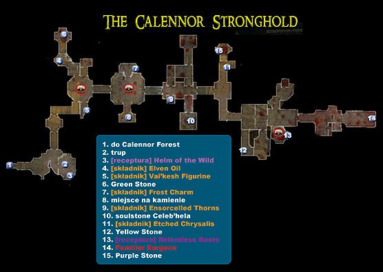 1 - Mapa 17 - The Calennor Stronghold | MAPY | Broken World - Dungeon Siege II: Broken World - poradnik do gry